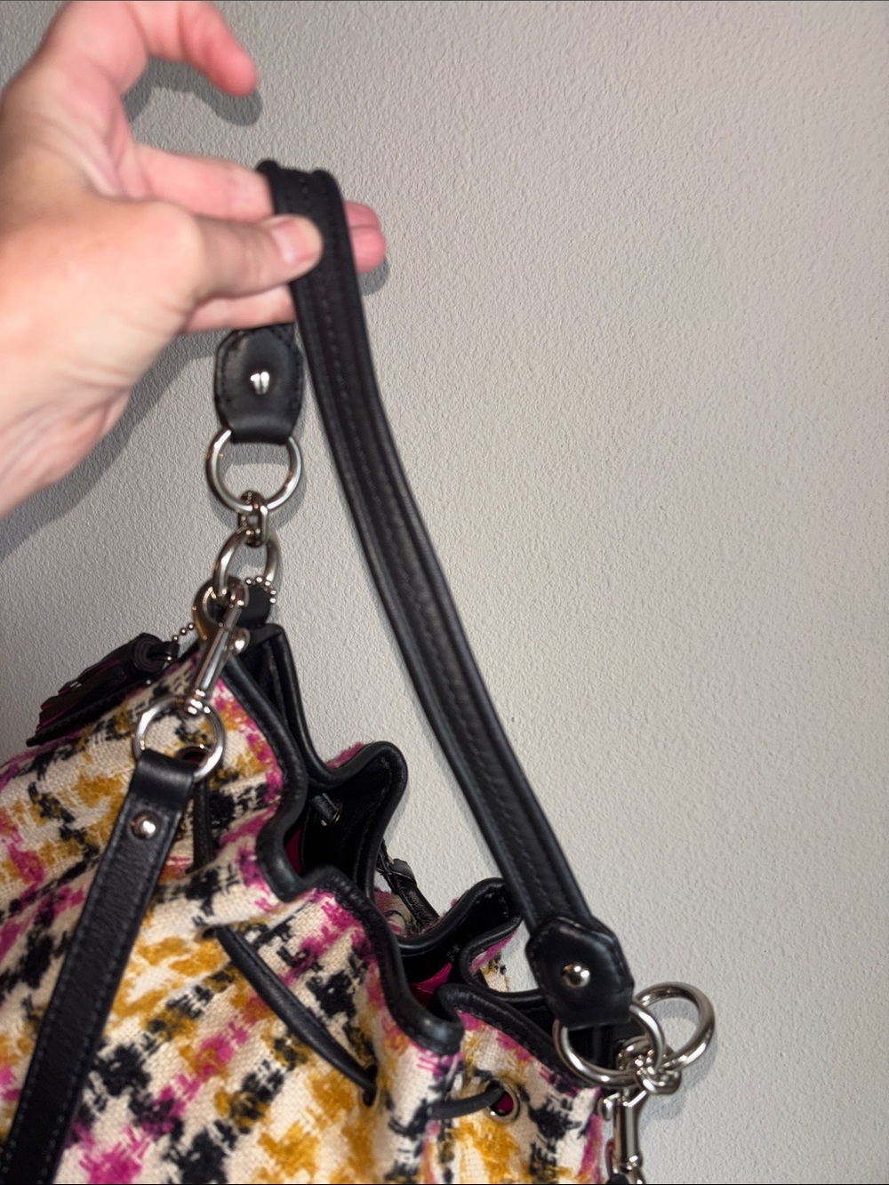 Coach Tweed Bucket Bag - Picture 5 of 11